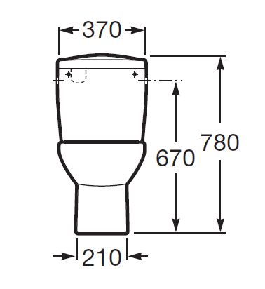 Struggle likely Spooky Vas WC cu evacuare verticală Roca Victoria – Obiecte sanitare, gresie,  faianță